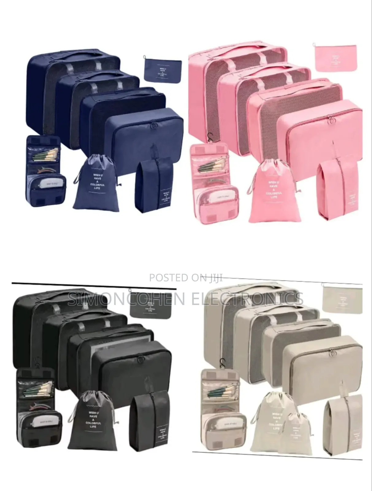 8pcs Luggage Travel Organizer