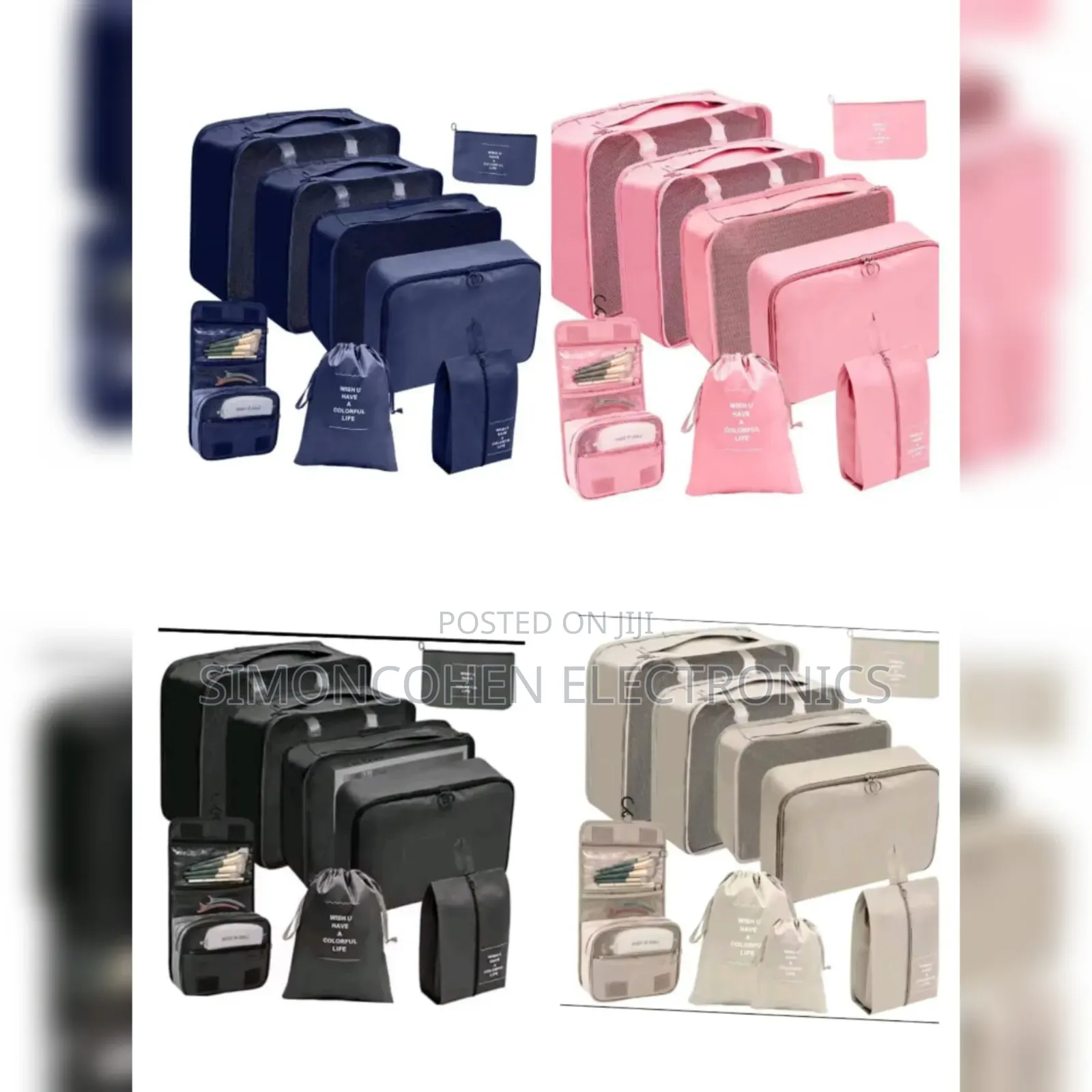 8pcs Luggage Travel Organizer