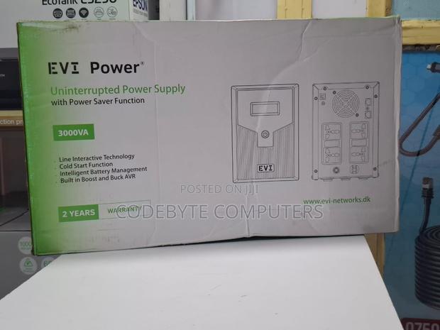 Evi 3000va / 1800w Line Interactive Ups - Lcd Display, Monitering - main view