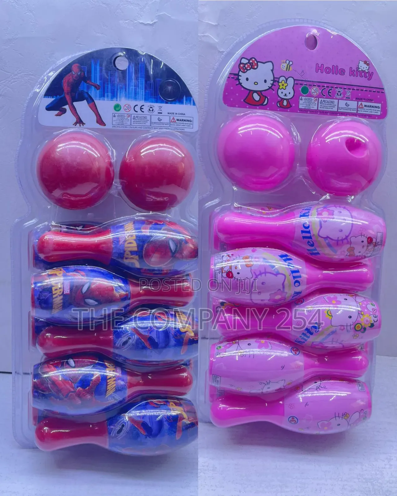 Bowling Set Game
Cartons: Spiderman and Hello Kitty
 at KSH 1200
