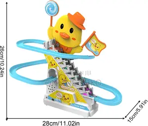 Fun Duck Escalator Slide Toy – Musical Electric Playset for Children