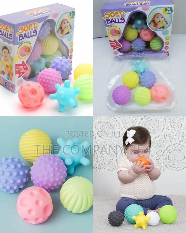 6 Pieces Colorful Soft Balls
Make Sound When You Press
at KSH 1000