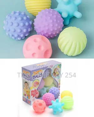 6 Pieces Colorful Soft Balls 
Make Sound When You Press
 at KSH 1000
