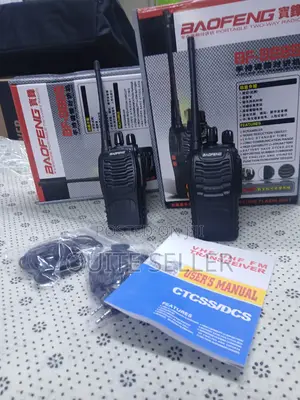 Baofeng 888s Walkie Talkie Radio Calls -2 Pieces-With Earphones