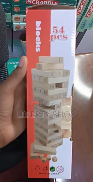 Jenga Blocks Wooden Stacking Jenga Blocks