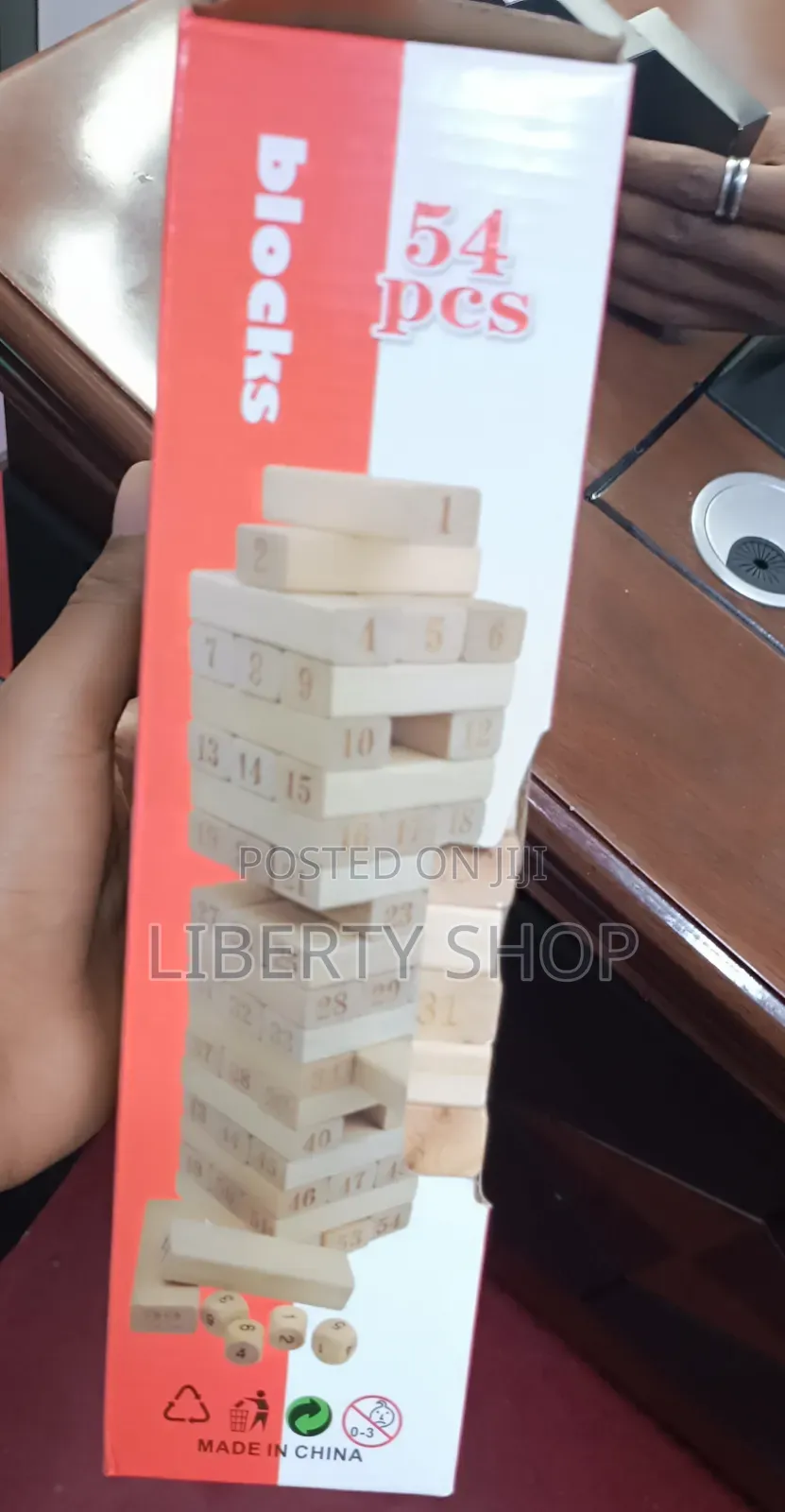 Jenga Blocks Wooden Stacking Jenga Blocks