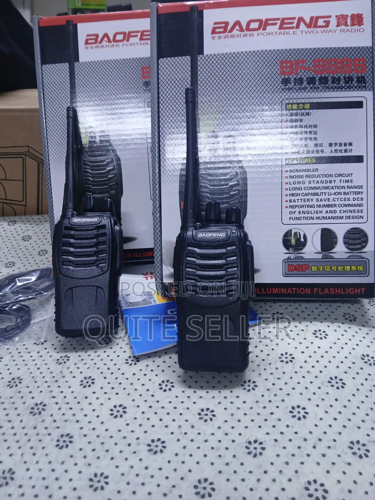 Baofeng Walkie 888s Dualband Transceiver 8-10km Two-Way Talk Range