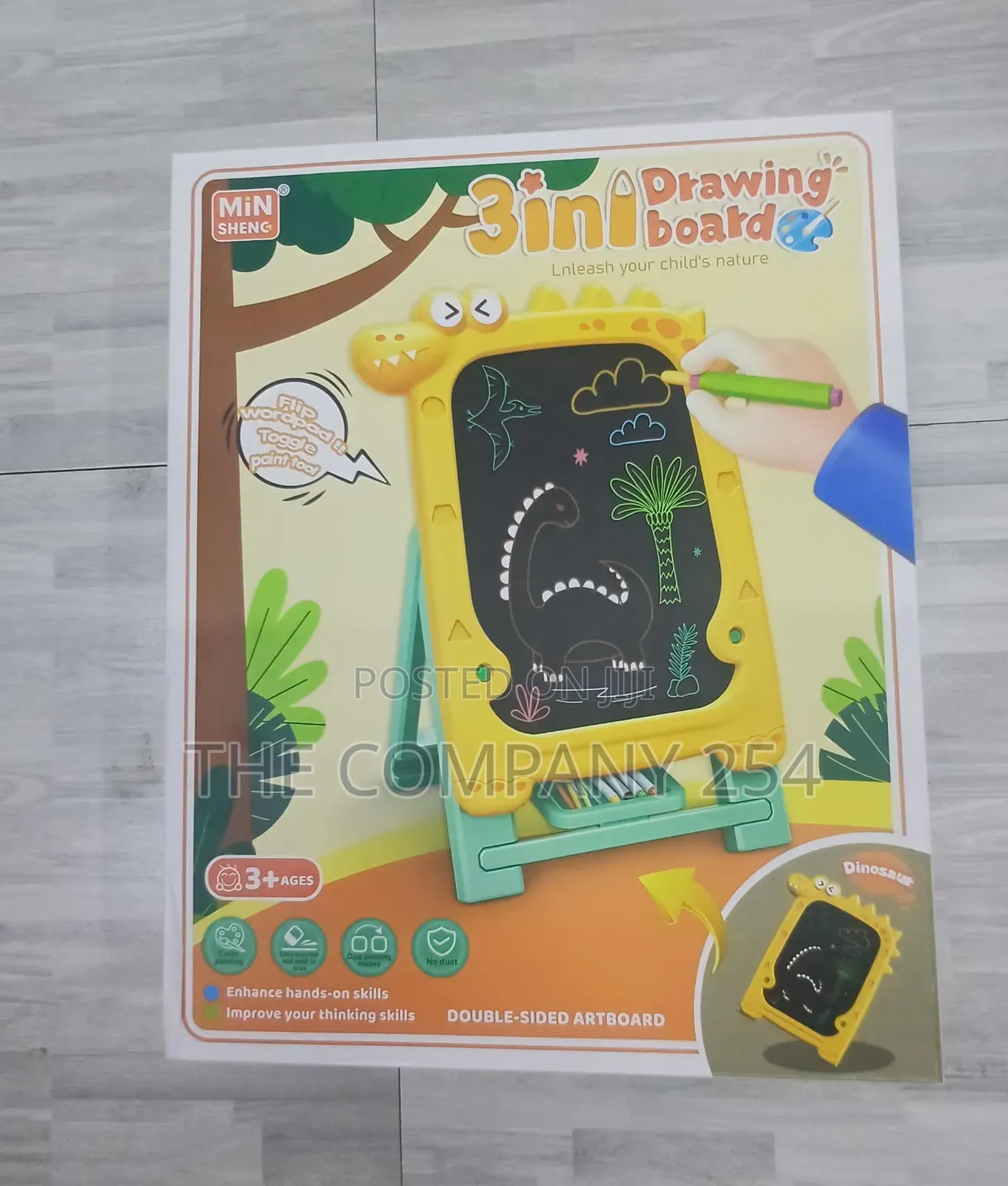 *3 in 1 Art Board*
Price at 2500*
  Double Sided Board Black/ White
