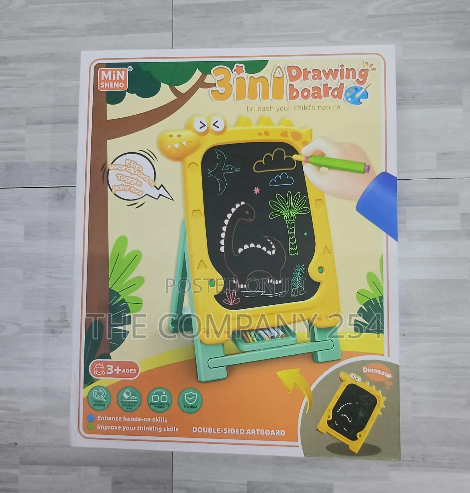 *3 in 1 Art Board*
Price at 2500*
  Double Sided Board Black/ White