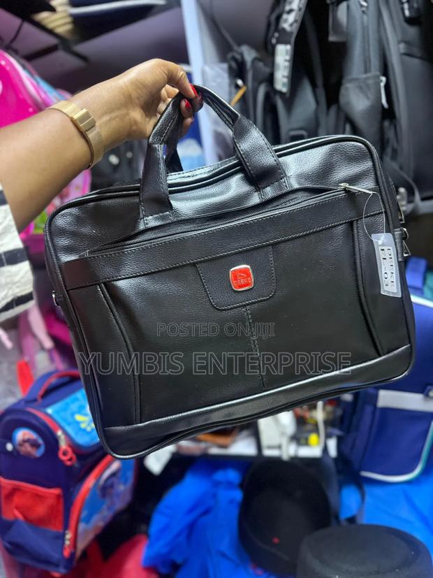 Leather Black Laptop Bag KSH 1800