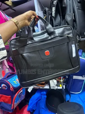 Leather Black Laptop Bag KSH 1800