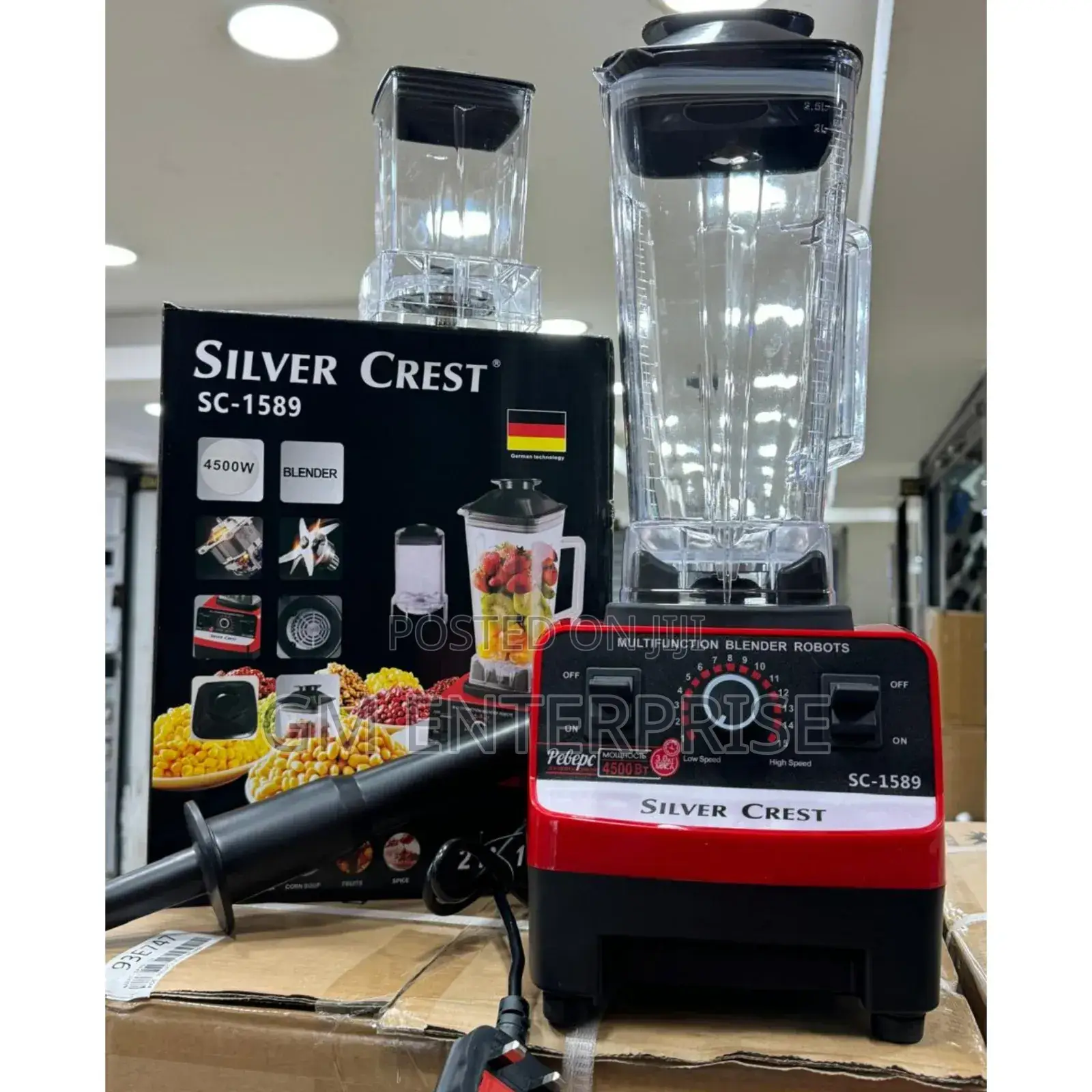 Silvercrest Blender Double Jug 4500w