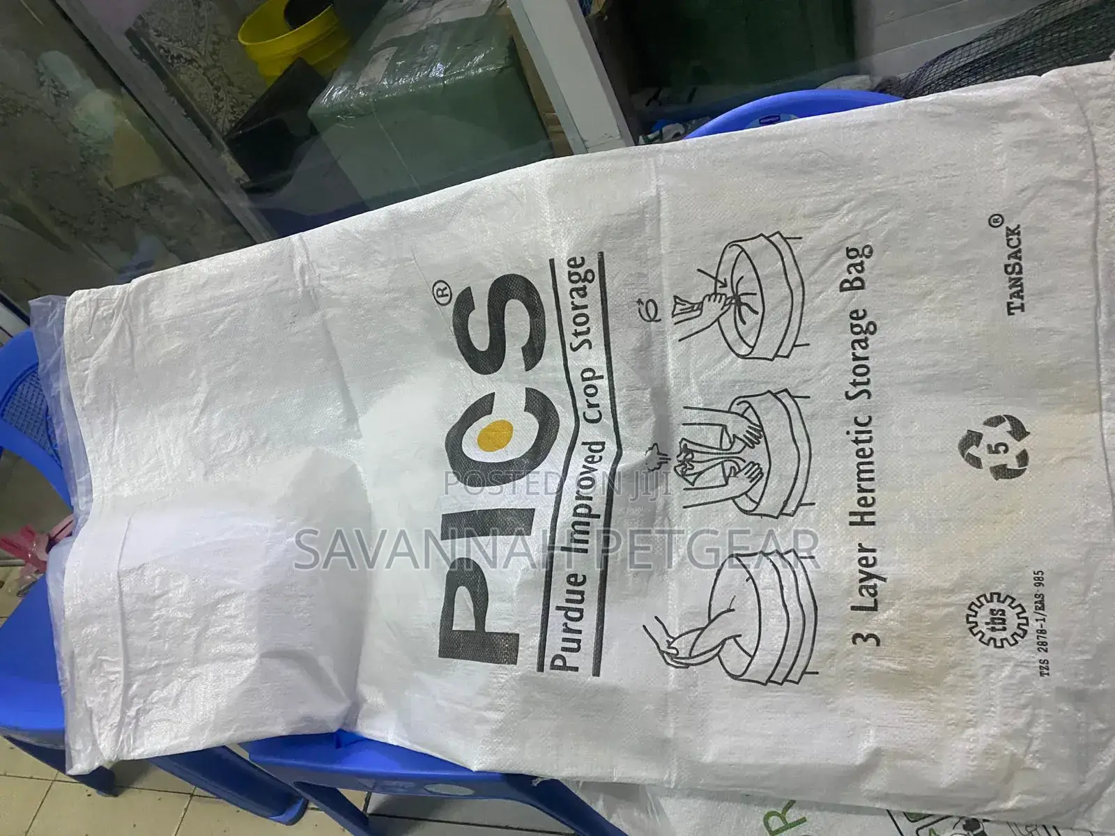 Pics (Purdue Improved Crop Storage) Hermetic Grain Storage Bag - 100kg