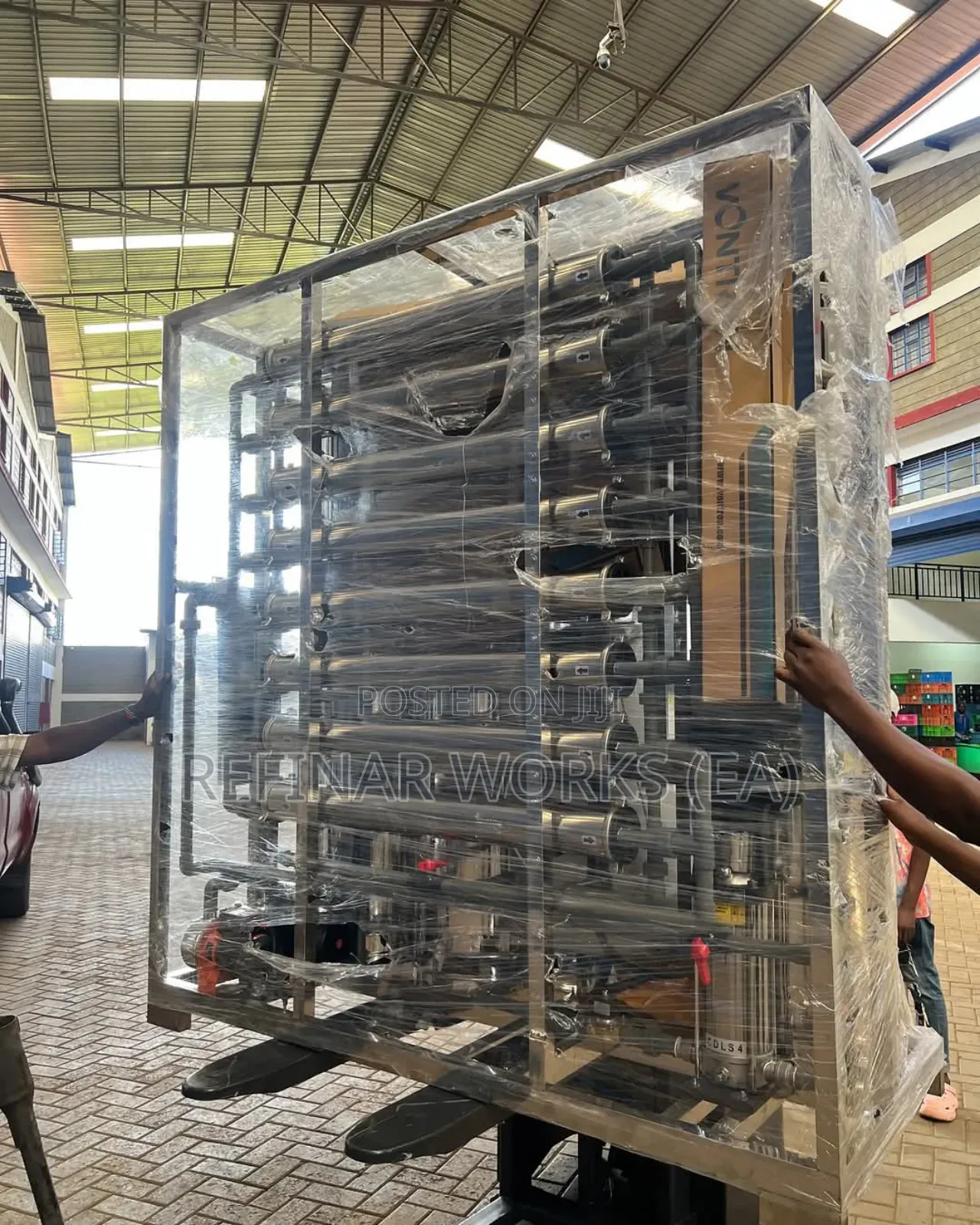 Stainless Steel Water Purification Plant – 1000 to 5000lph Commercial