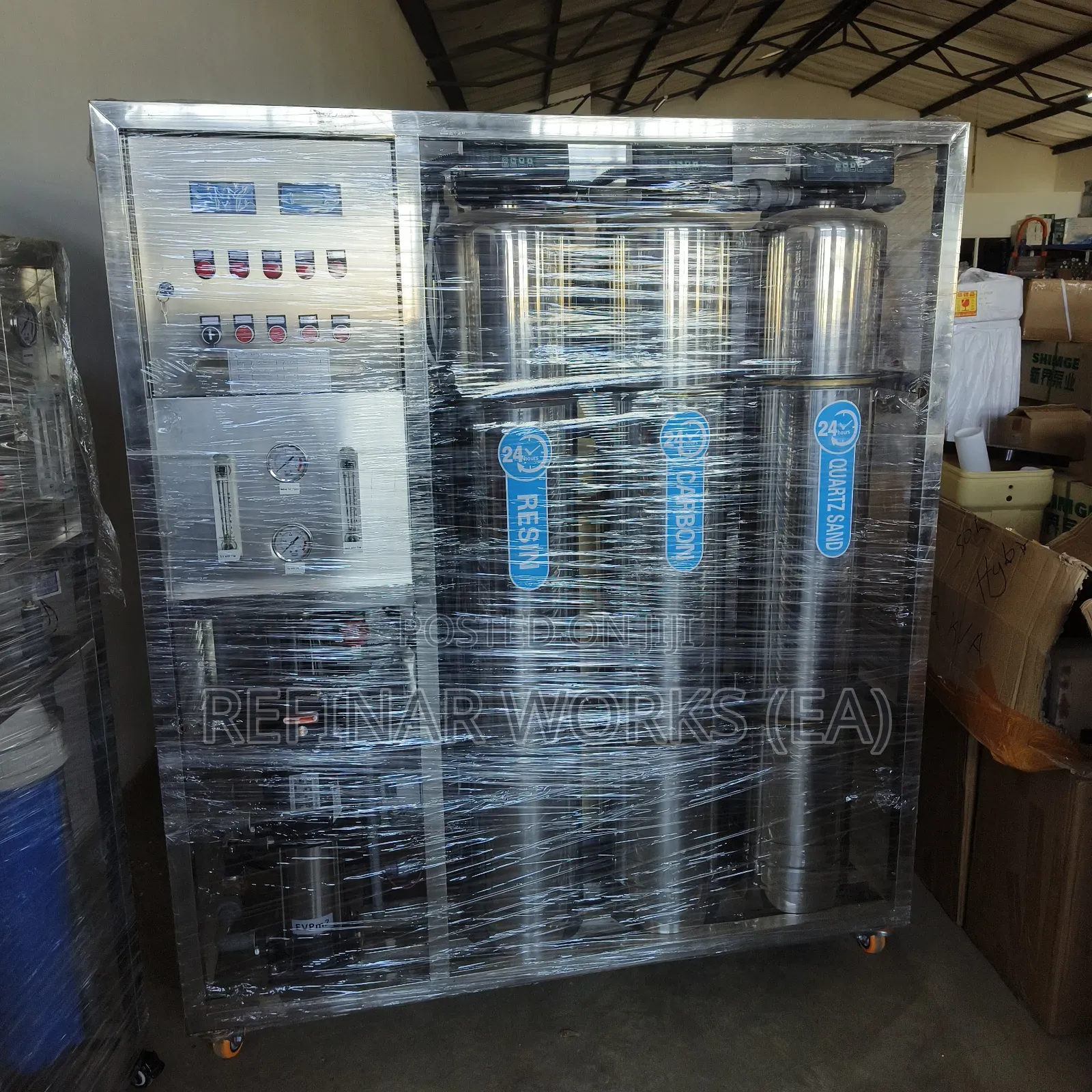 Water Bottling Purification Equipment – Stainless Steel Ro System