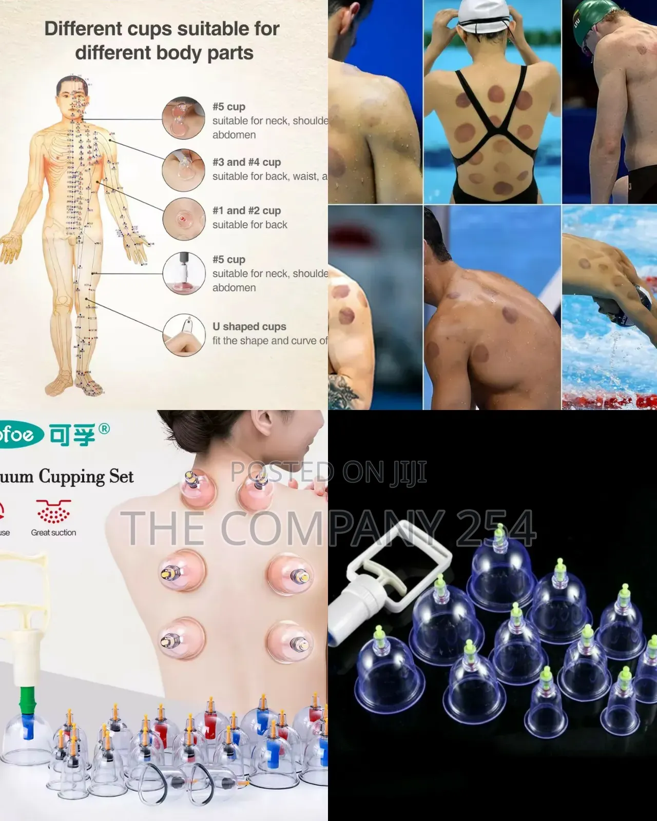 18pcs Suction Vacuum Cupping Set With 1 Manual Pump Massaging Cups