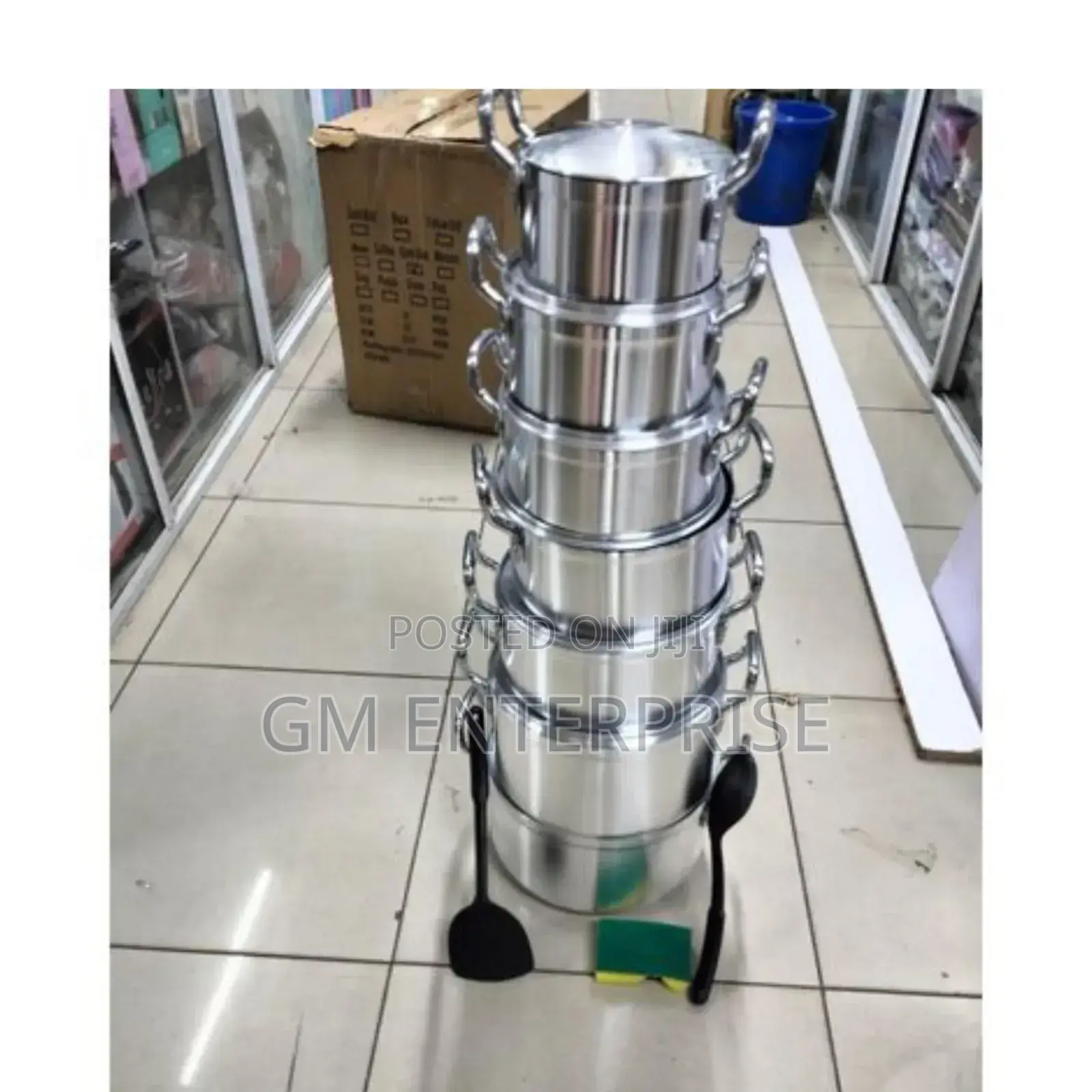 Stainless Sufurias Tornado 14 Pieces