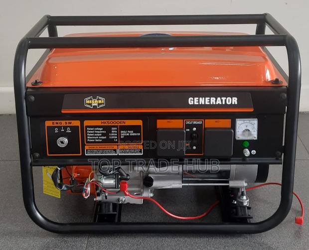 Hisaki Hk5000en Petrol Generator 5kw/5.5kva Key Start