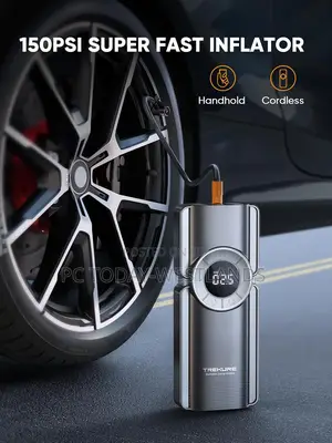 Trekure Portable Car Jump Starter With Air Compressor, 150psi 5000a