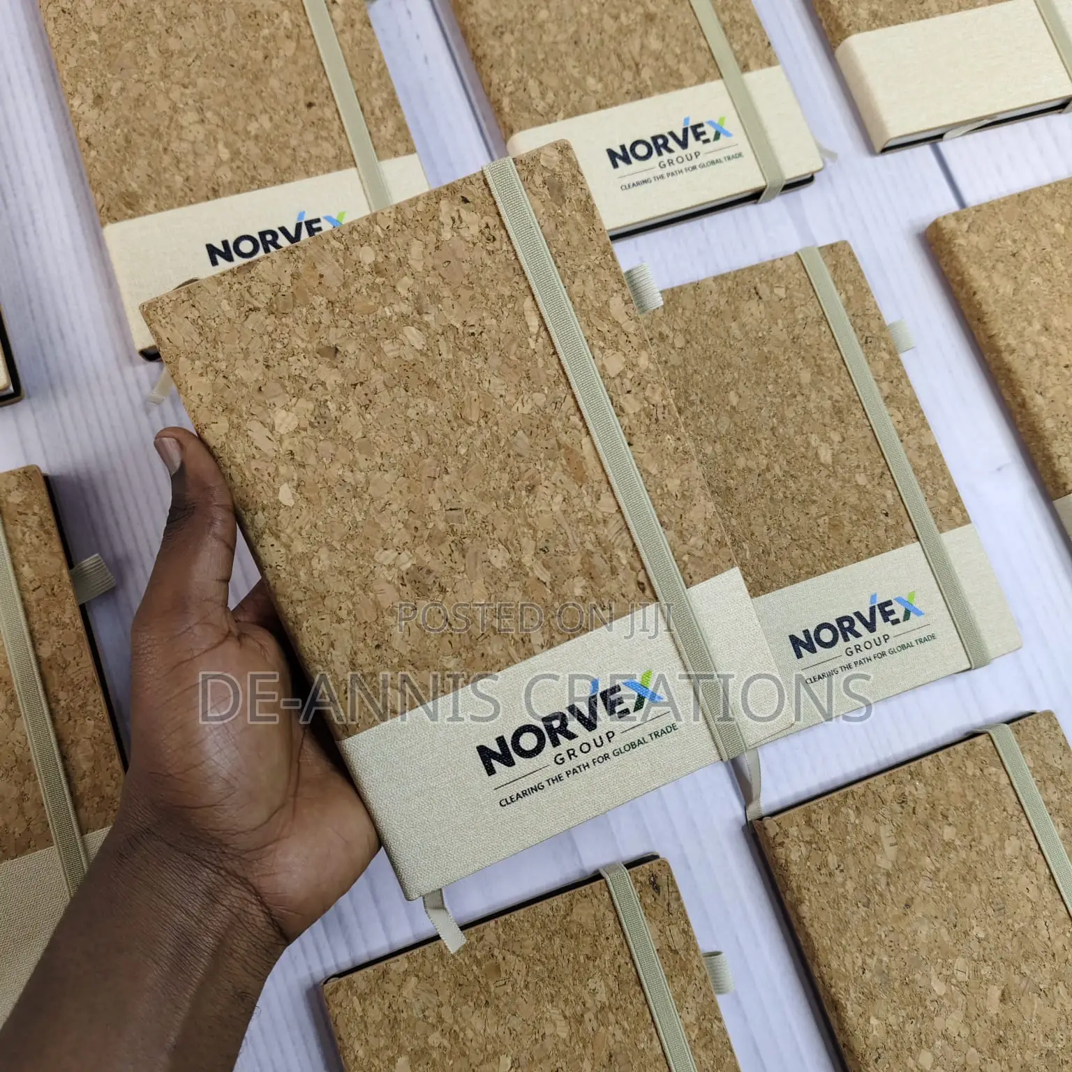 Premium Cork and Fabric Notebooks