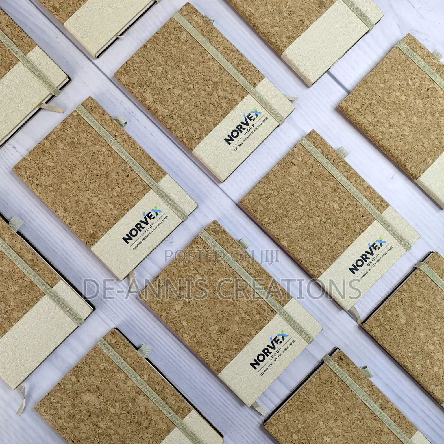Premium Cork and Fabric Notebooks