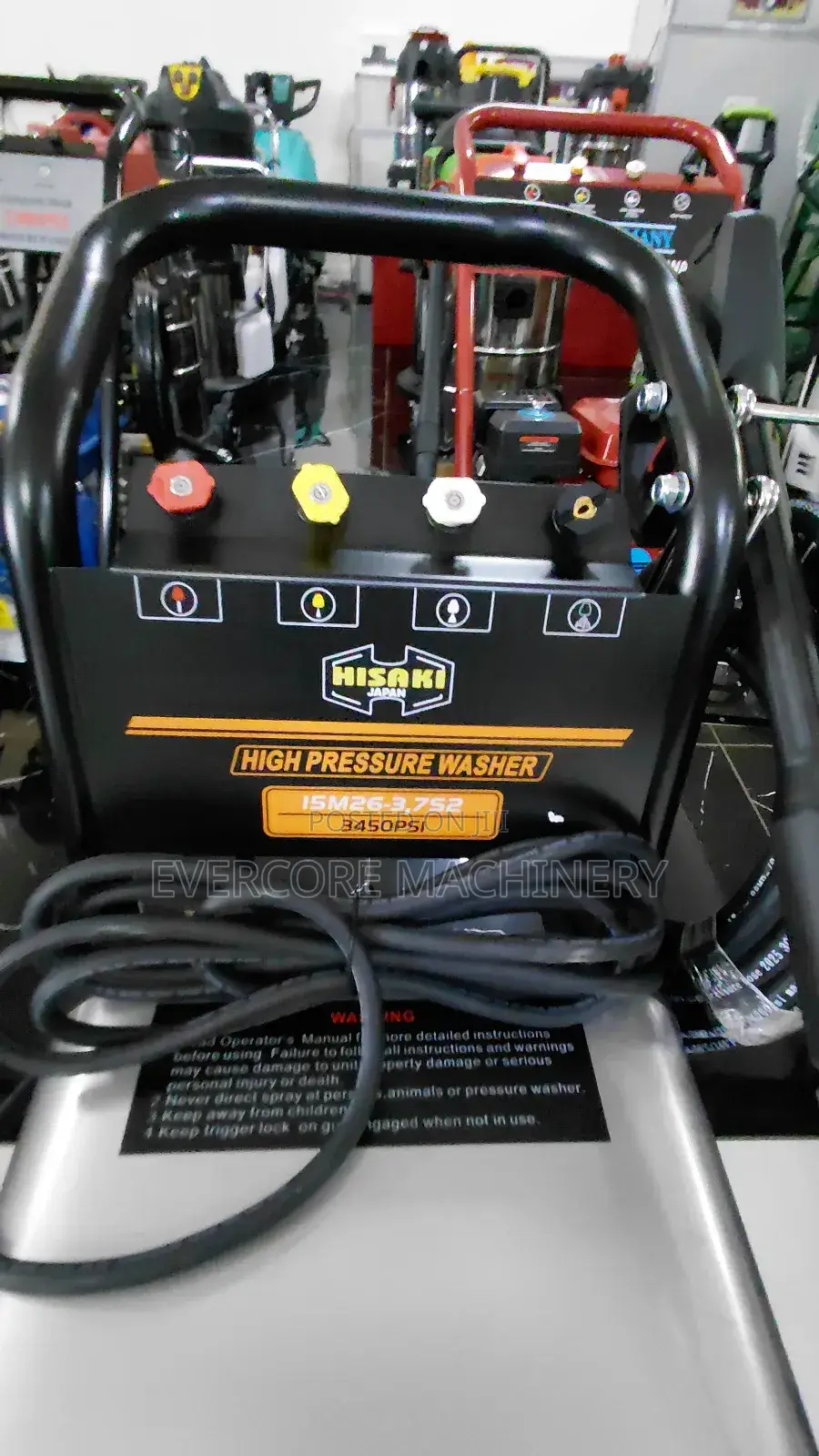 Hisaki Japan 3450psi Highpressure Washer Machine Single Phase.