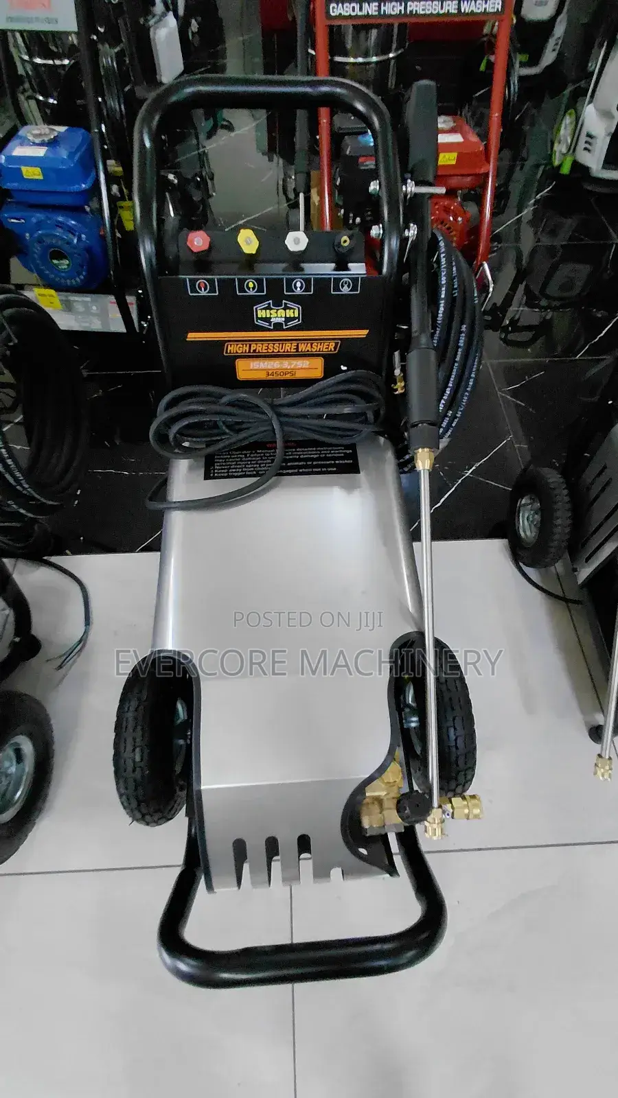 Hisaki Japan 3450psi Highpressure Washer Machine Single Phase.
