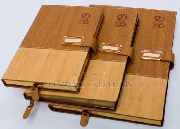 Wooden Brown A5/B5/A4 2026 Diaries