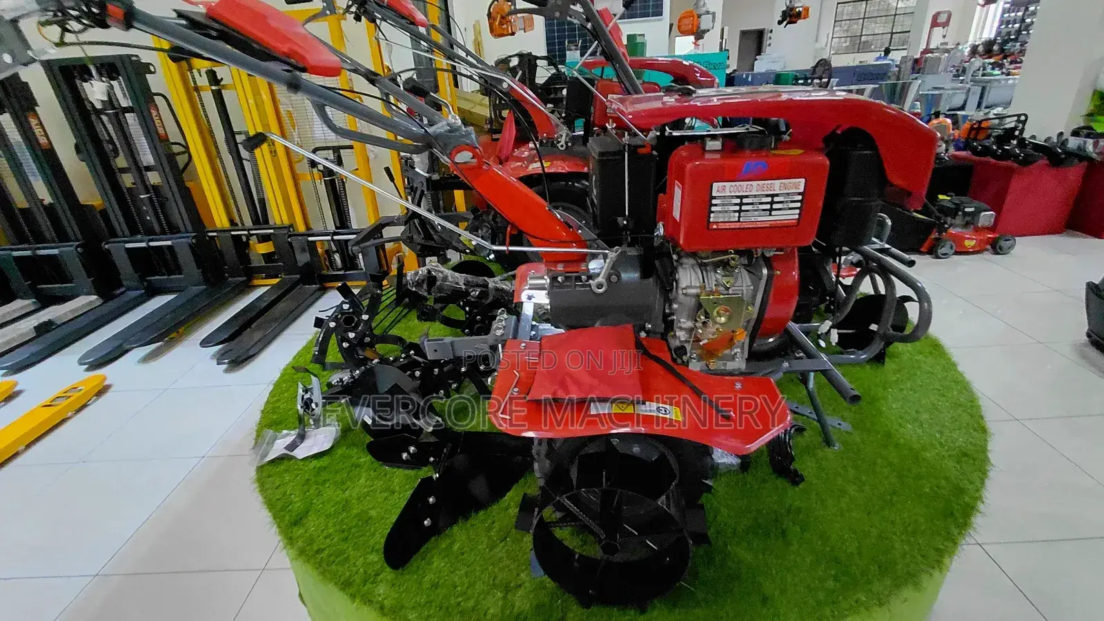 Jd Aircooled 186fa Diesel Power Tiller With All Accessories.