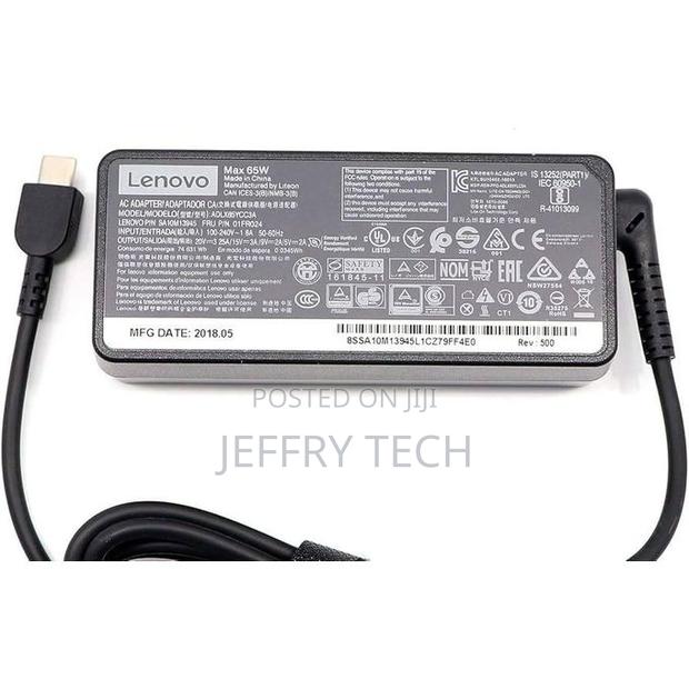 Lenovo 65w Usb Type-C Charger – Fast and Safe Charging for Laptops - main view