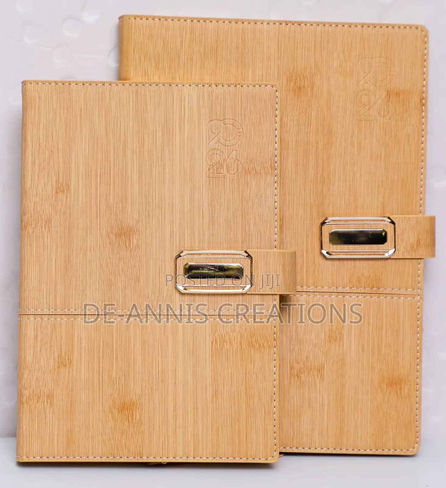 Premium Cork Wooden Brown 2026 Diaries