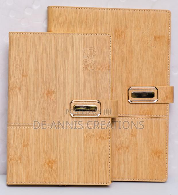 Premium Cork Wooden Brown 2026 Diaries - main view