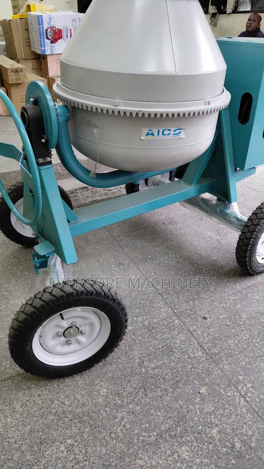Aico Japan 400l Concrete Mixer 7.0hp Diesel Engine Offer! 