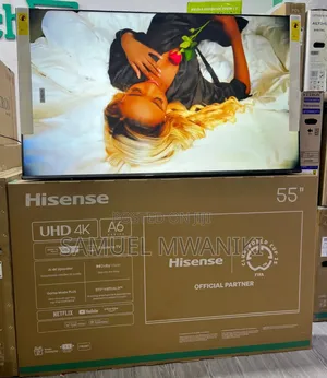 Hisense 55" A6n Smart Tv Uhd Frameless Tv Latest Model With Hdr10+