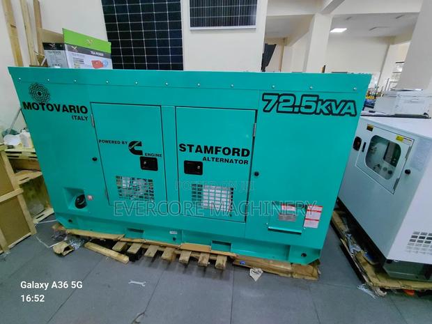 Cummins 72.5kva Diesel Silent Generator With Ats. - main view