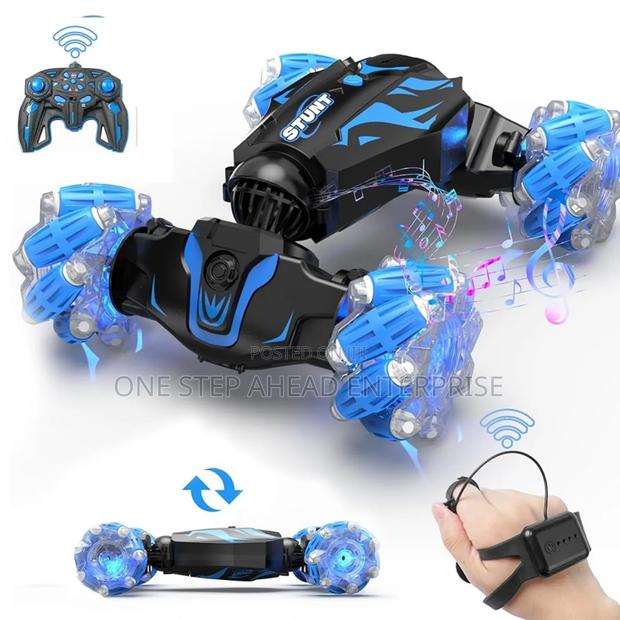 Hand Gesture Rc Stunt Car 360 Rotation