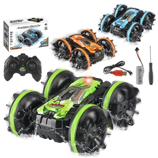 Trendy Amphibious Rc Stunt Car All Terrain 360 Rotation Toy Car
