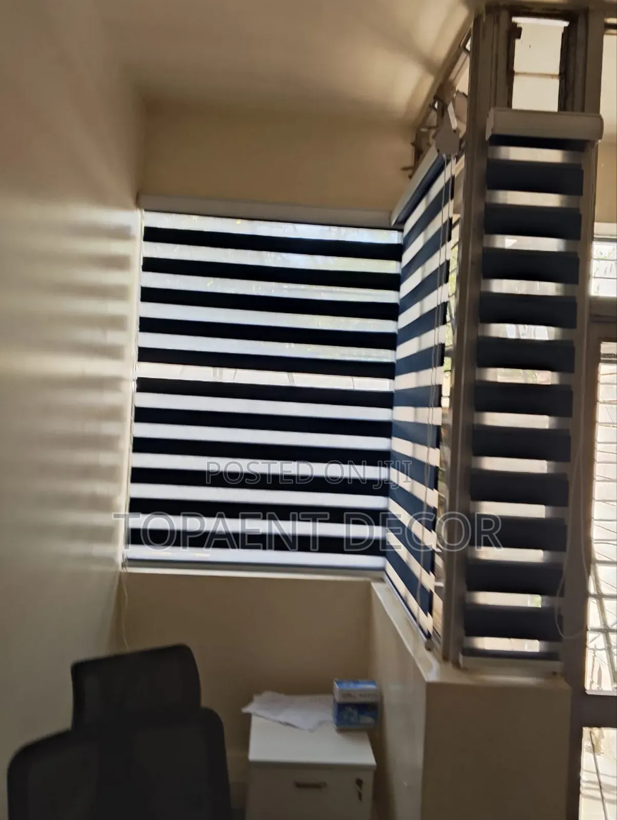 Zebra Office Vertical Wind Breakers. Blinds For. Aeration
