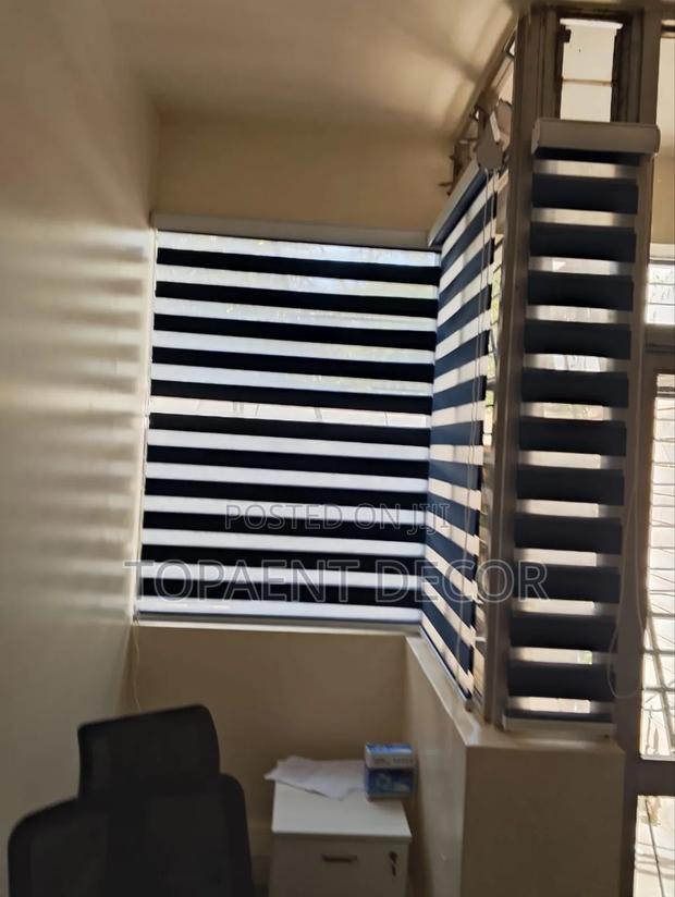 Zebra Office Vertical Wind Breakers. Blinds For. Aeration - main view