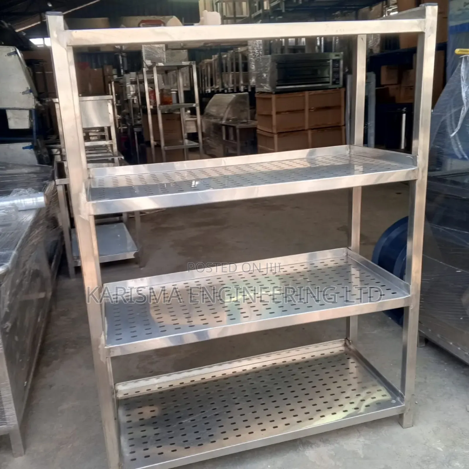Perforated Stainless Steel Rack