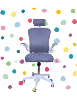 Comfy White Ergonomic Office Chair | Steel Frame