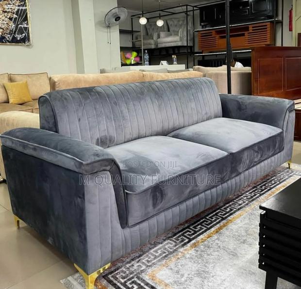 Black Classy 3 Seater Couches