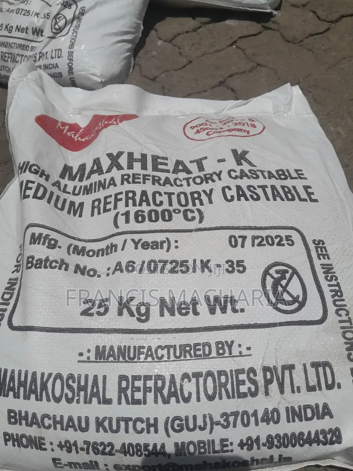 High Temperatures Cement