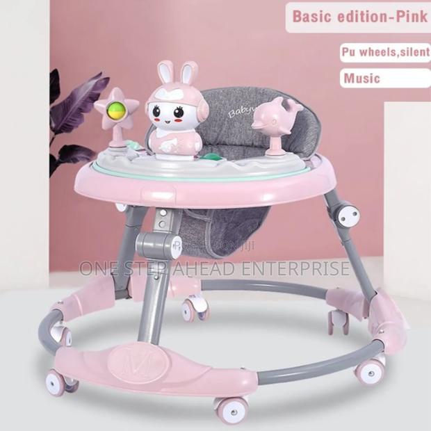 Steady Baby Walker Pinkish Design - main view