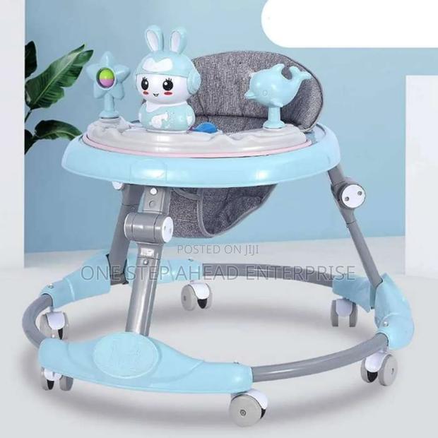 Blue Baby Walker With Music/Foldable and Adjustable - main view