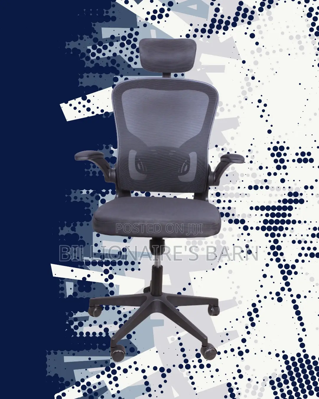 Supportive Grey Ergonomic Office Chair — Boosts Posture Focus