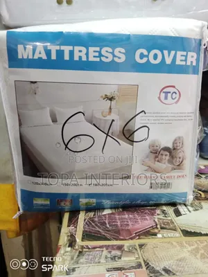 6 by 6 Fitted Quilted Waterproof Mattress Protectors