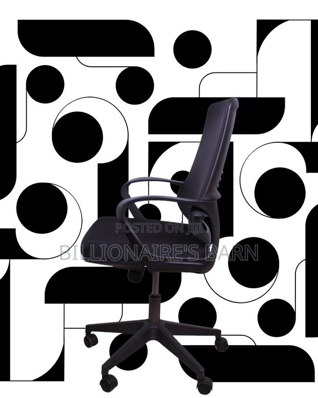 Black Ergonomic Mesh Office Chair (Breathable) — Restocked!