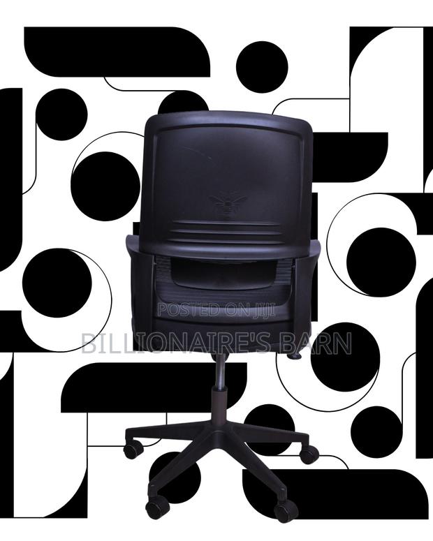 Black Ergonomic Mesh Office Chair (Breathable) — Restocked! - thumbnail 4
