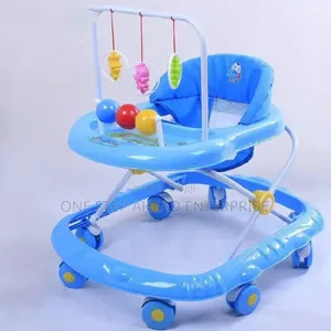 Baby Walker Blue Best Quality With Hanging Toys and Melodies